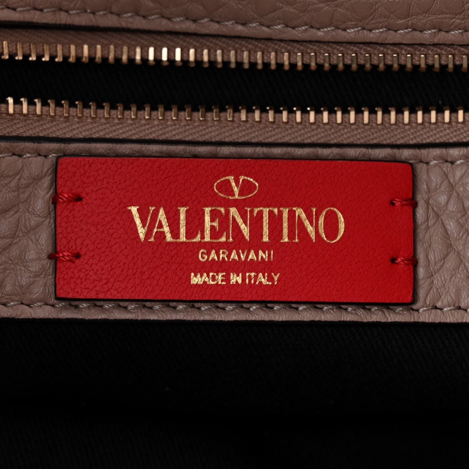 Valentino Garavani Pebbled Calfskin Small Rockstud Flip Lock Hobo Poudre 6 of 10