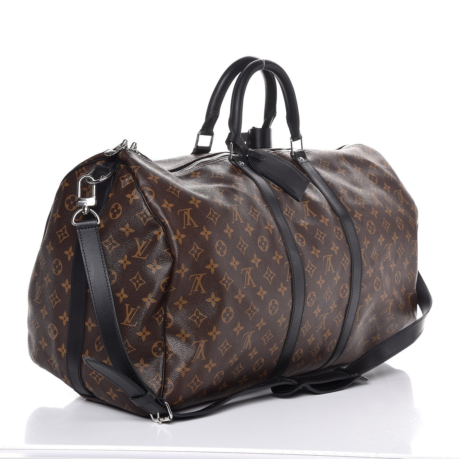 Louis Vuitton Monogram Macassar Keepall Bandouliere 55 3 of 7