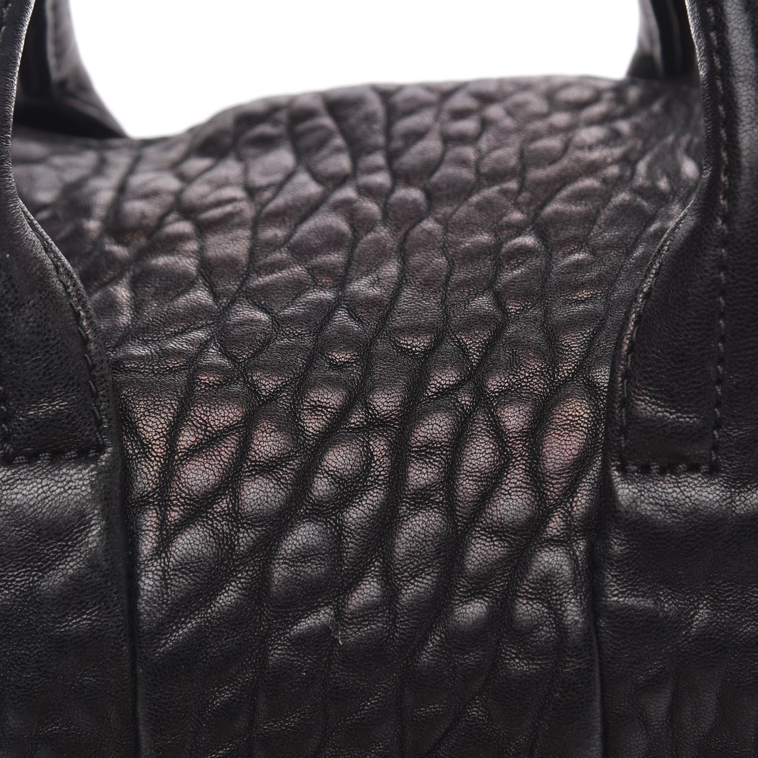 Alexander Wang Pebbled Lambskin Mini Rockie Black Rhodium Hardware 11 of 12