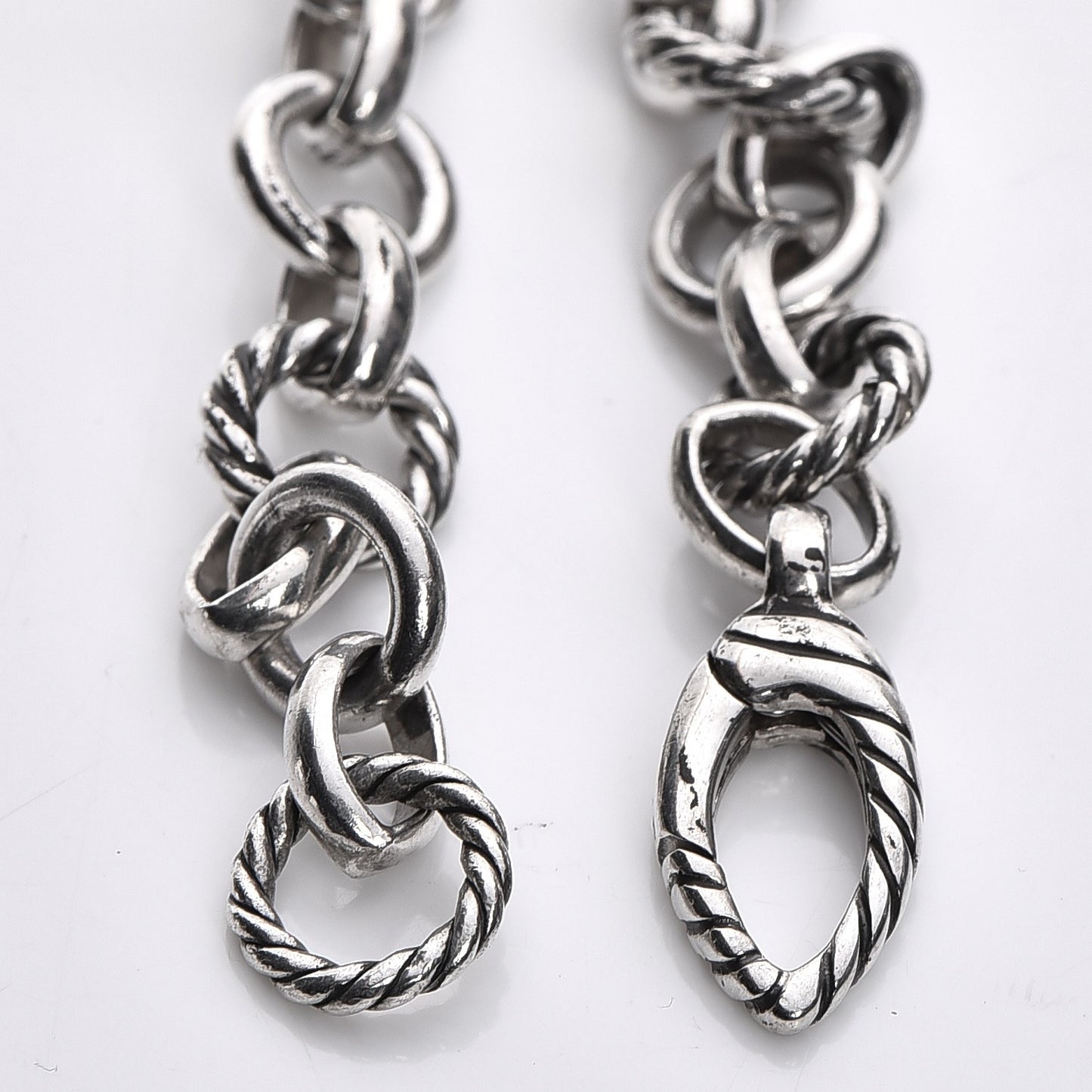 Sterling Silver Diamond 20mm Starburst Charm Bracelet