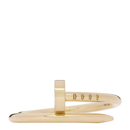 Cartier 18K Yellow Gold Small Juste Un Clou Ring 53 6.25 1 of 6
