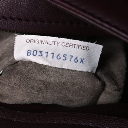 Bottega Veneta Nappa Intrecciato Large Olimpia Bag Burgundy 9 of 12
