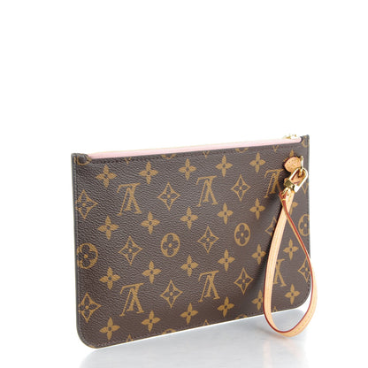 Louis Vuitton Monogram Neverfull MM GM Pochette Rose Ballerine 3 of 8