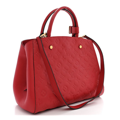 Louis Vuitton Empreinte Montaigne MM Cherry 2 of 11
