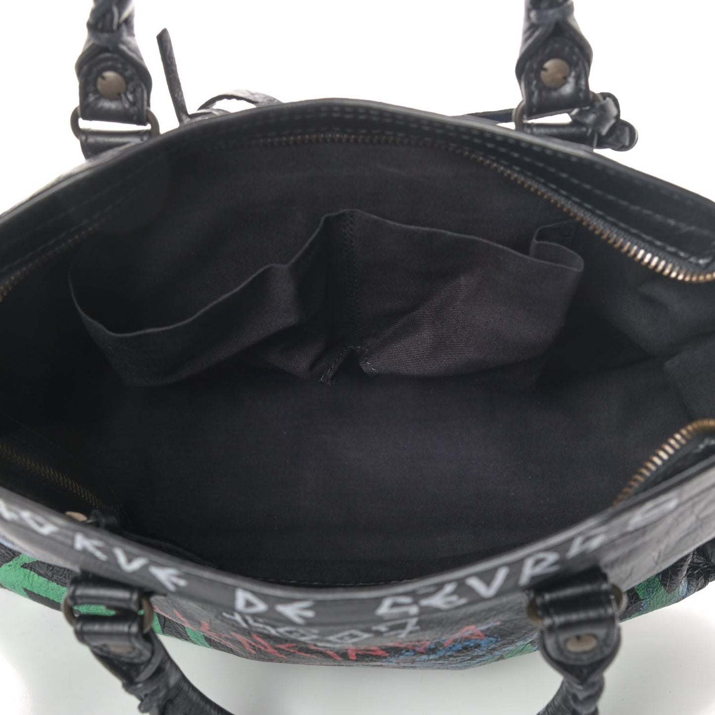 Agneau Graffiti All Over Classic Hardware S City Black Vert Rouge