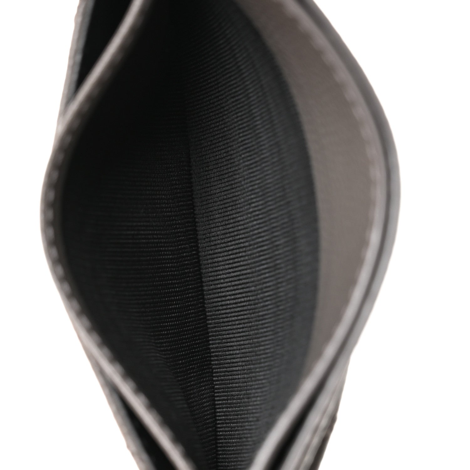 Saint Laurent Grain De Poudre Matelasse Chevron Monogram Credit Card Case Earth 5 of 7