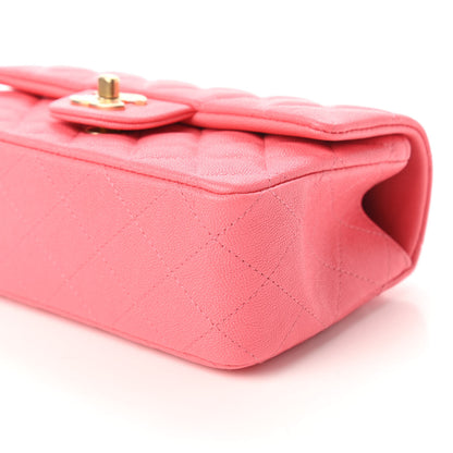 Chanel Caviar Quilted Mini Top Handle Rectangular Flap Pink 7 of 11