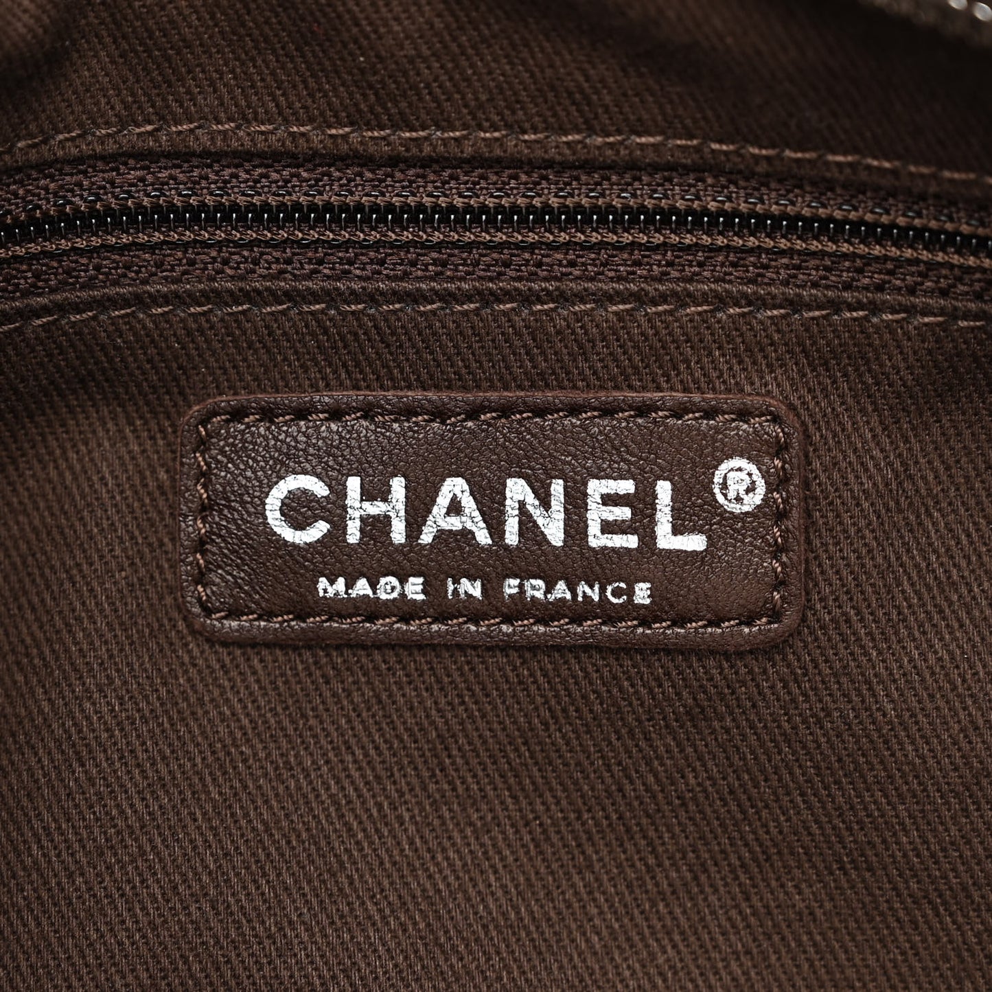Caviar CC Timeless Shoulder Bag Dark Brown