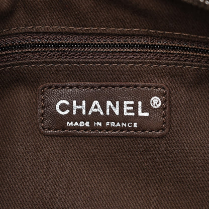 Chanel Caviar CC Timeless Shoulder Bag Dark Brown 6 of 10