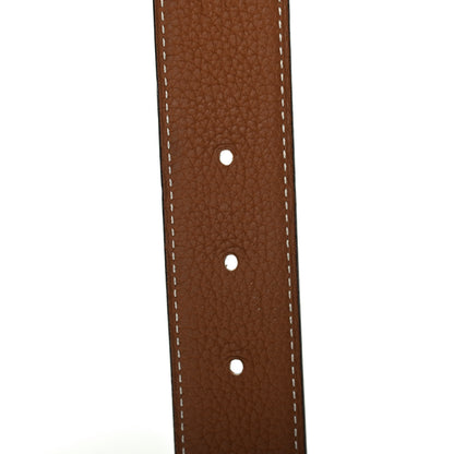 Hermes Box Togo 32mm H Belt 95 Black Gold 4 of 4