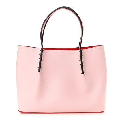 Christian Louboutin Calfskin Spiked Small Cabarock Shopper Tote Poupee 2 of 21