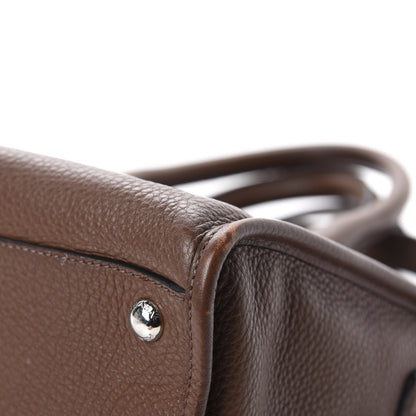 Prada Vitello Daino Shopping Satchel Palissandro 11 of 21