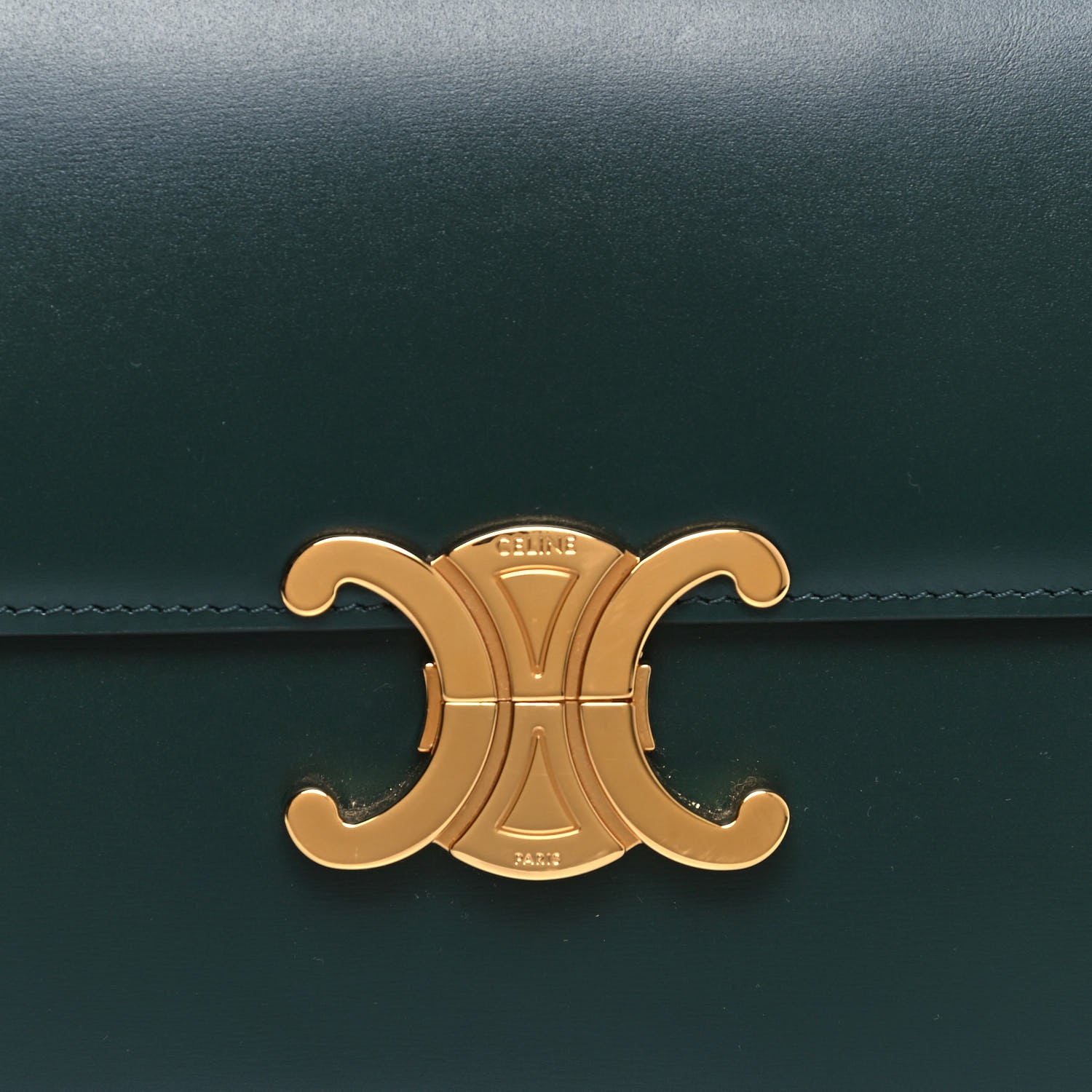 Celine Shiny Calfskin Medium Triomphe Amazone 8 of 13