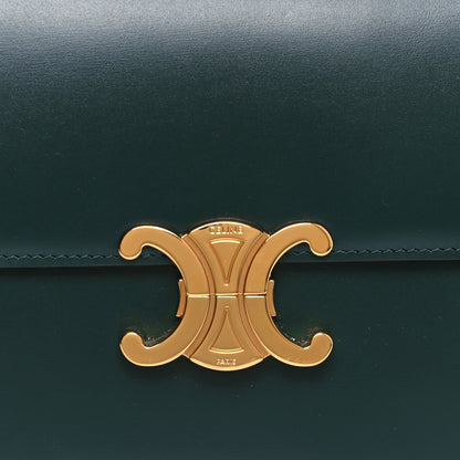 Celine Shiny Calfskin Medium Triomphe Amazone 8 of 13