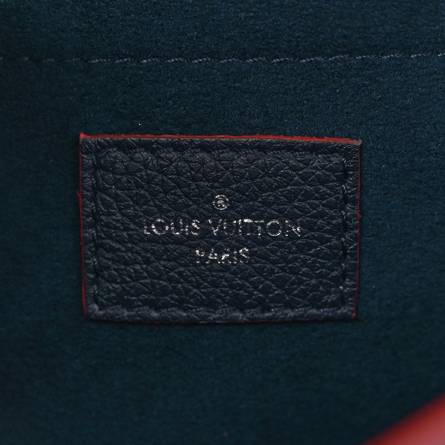 Louis Vuitton Soft Calfskin Mylockme Chain Bag BB Marine Rouge 6 of 10