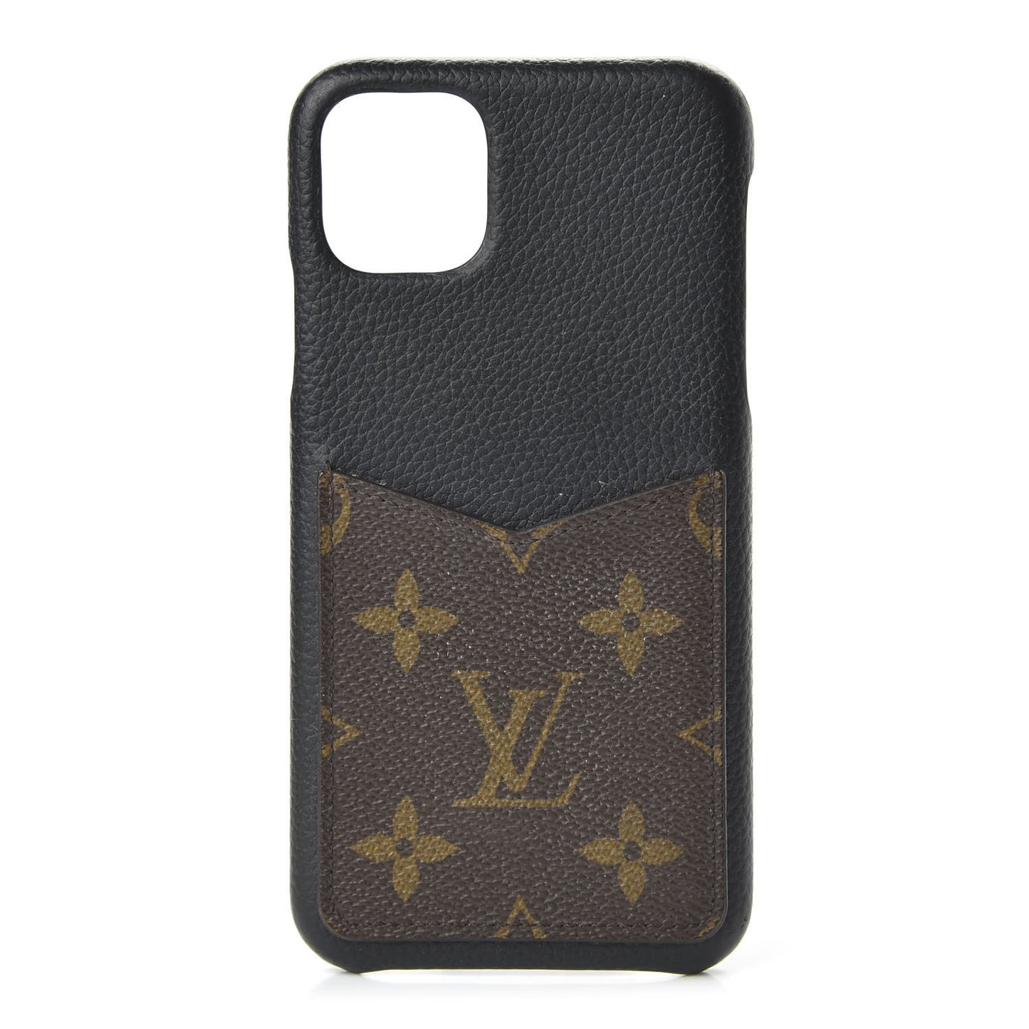 Monogram iPhone 11 Max Pro Bumper Black
