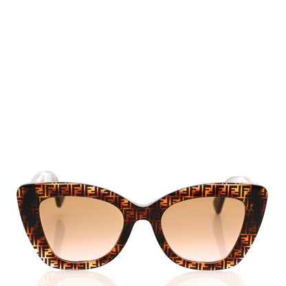Fendi Acetate F is Fendi FF 51mm Cat Eye Sunglasses 0327/S Tortoise Camouflage 2 of 7