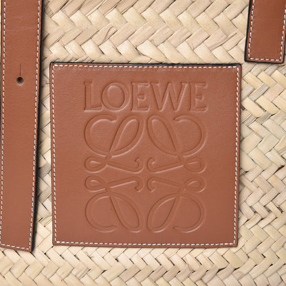 Loewe Raffia Basket Tote Bag Natural Tan 7 of 9