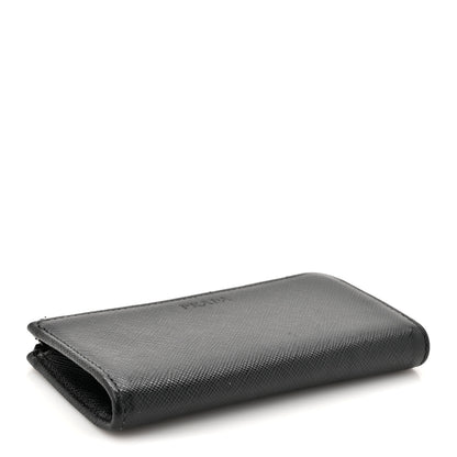 Prada Saffiano Key Holder Black 4 of 9