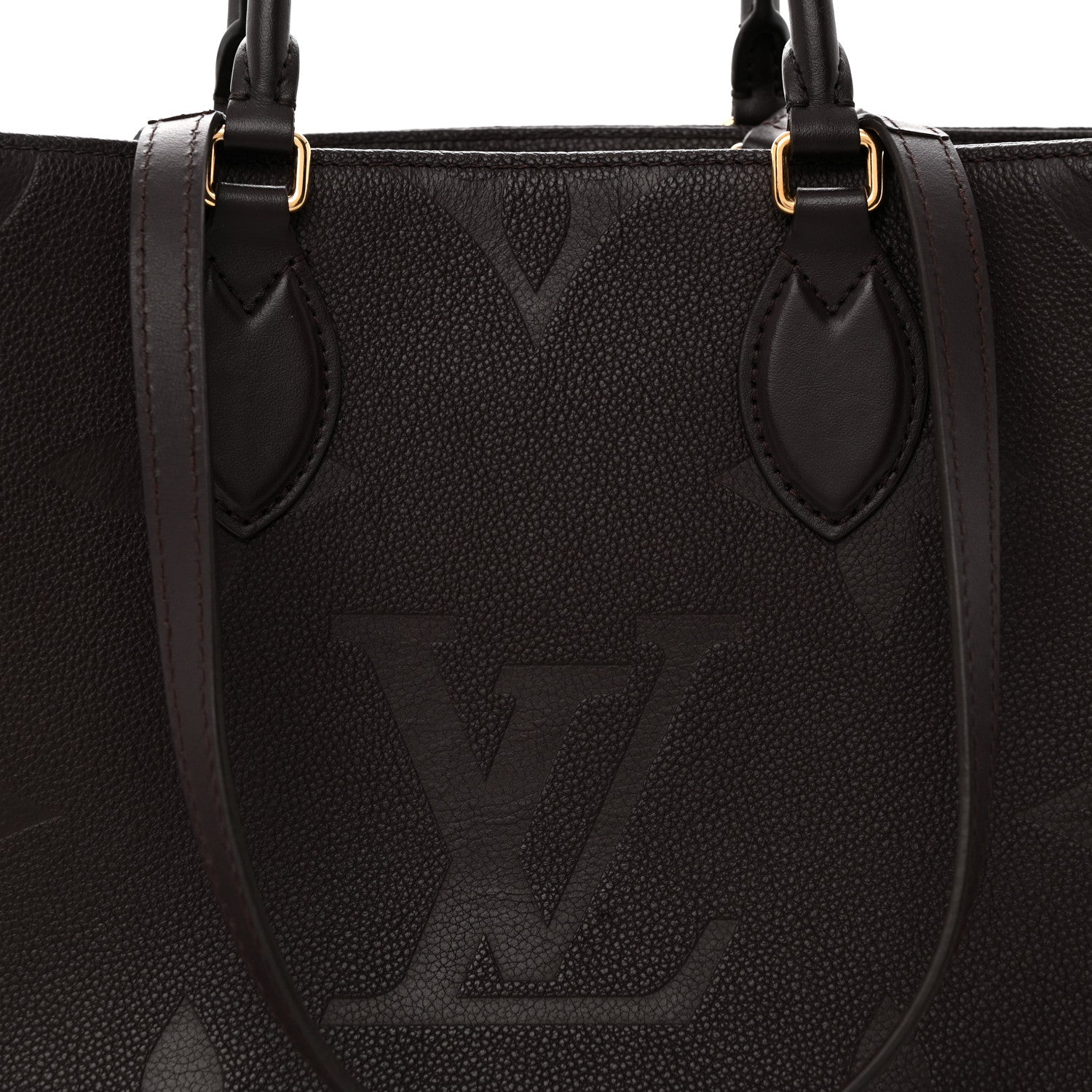 Louis Vuitton Empreinte Monogram Giant Onthego MM Chocolate 7 of 9