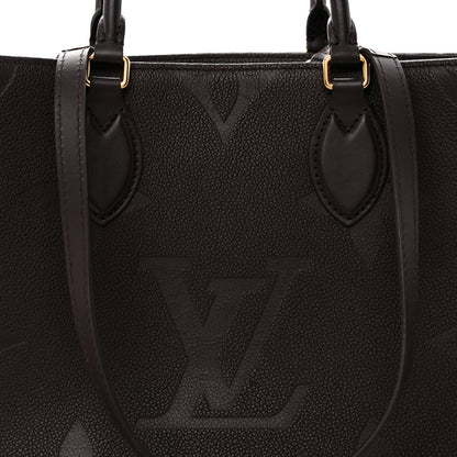Louis Vuitton Empreinte Monogram Giant Onthego MM Chocolate 7 of 9