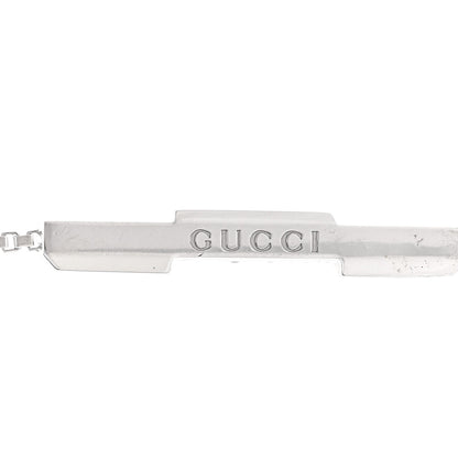Gucci 18K White Gold Diamond Link to Love Lariat Necklace 4 of 4