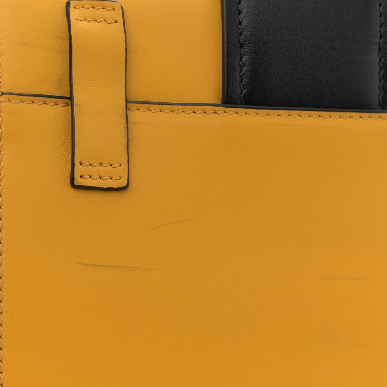 Prada Saffiano City Calf Cahier Belt Bag Soleil Black 11 of 12
