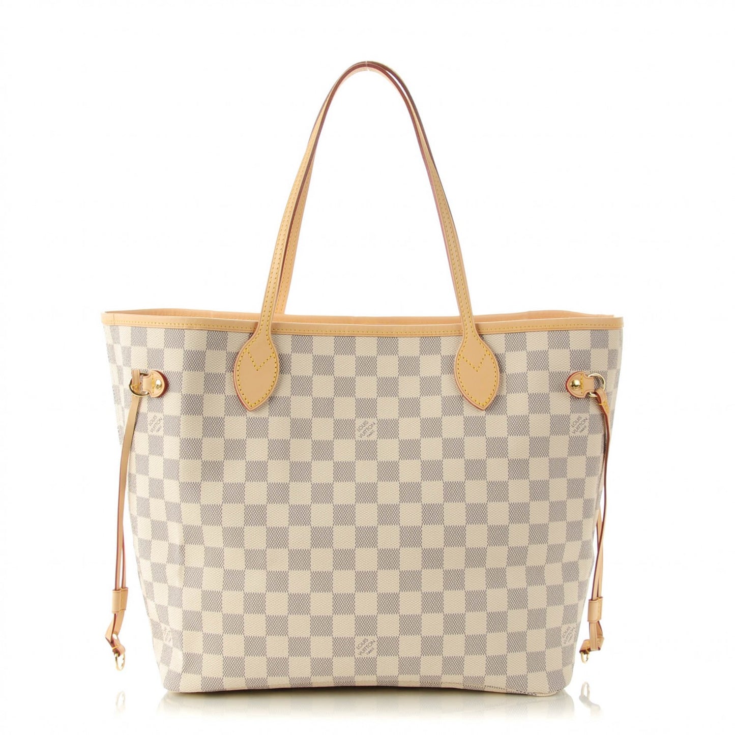Damier Azur Neverfull MM Rose Ballerine