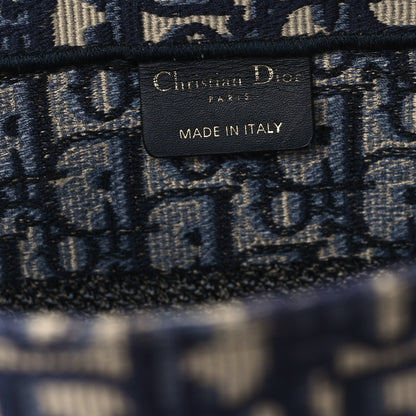 Christian Dior Oblique Medium Book Tote Blue Multicolor 6 of 12