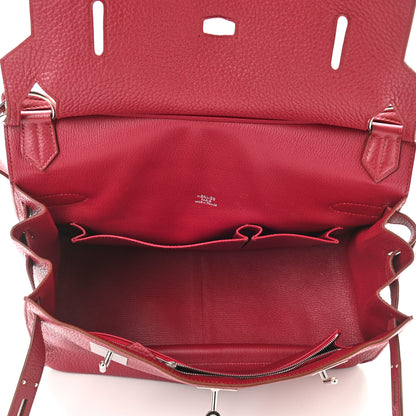 Hermes Taurillon Clemence Jypsiere 34 Rubis 5 of 15
