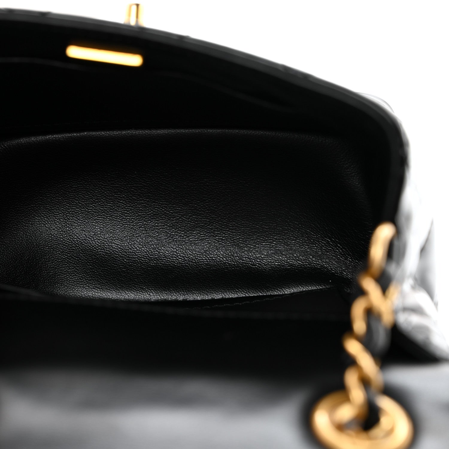 Chanel Patent Calfskin Quilted Mini Square Flap Black 5 of 10