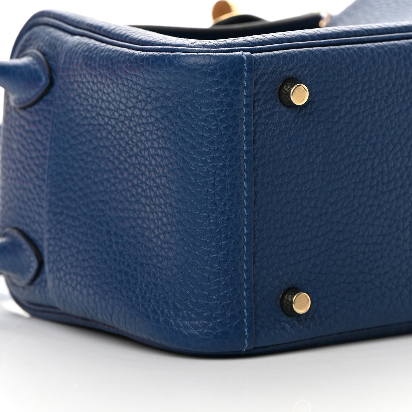 Taurillon Clemence Mini Lindy 20 Deep Bleu