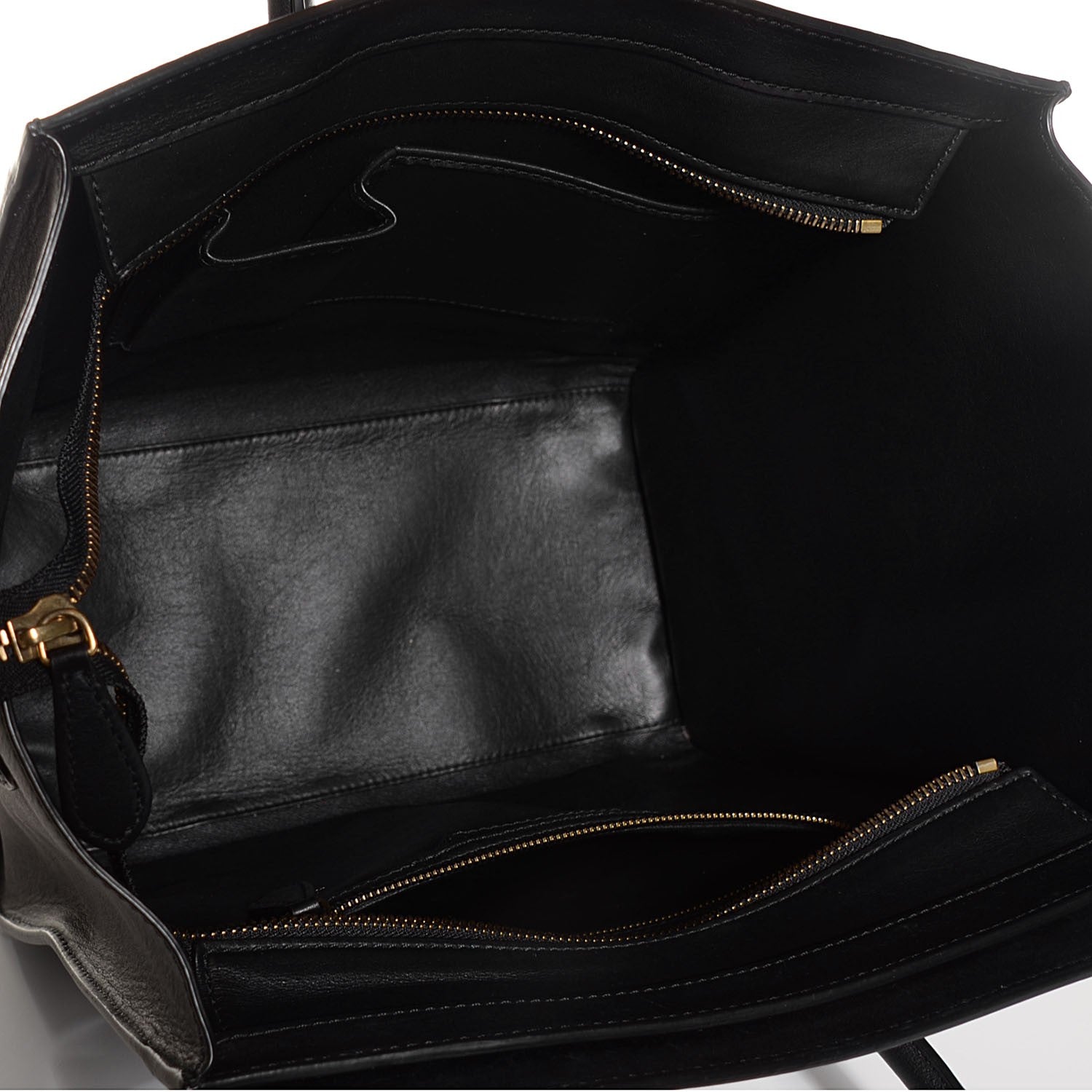 Celine Smooth Calfskin Mini Luggage Black 5 of 9