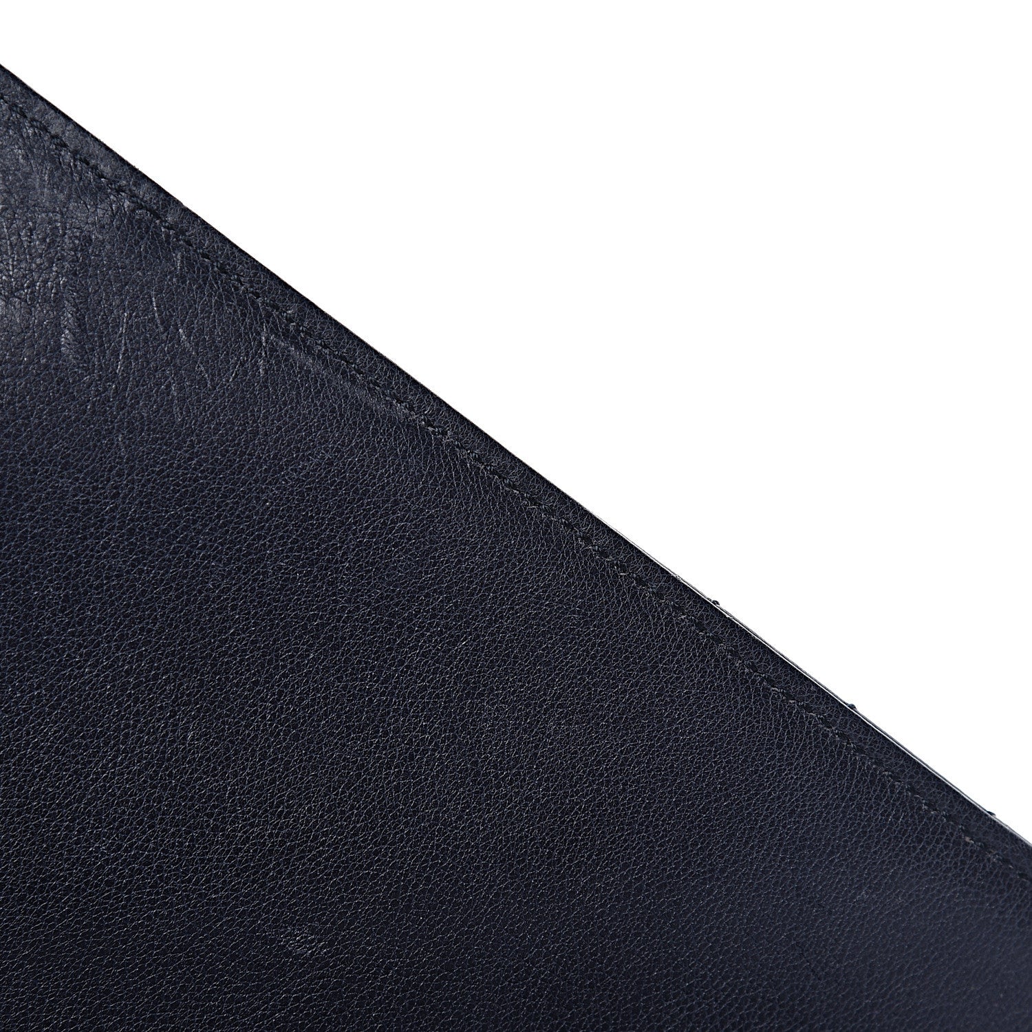 Saint Laurent Calfskin Mixed Matelasse Triquilt Large Monogram Envelope Satchel Deep Marine 10 of 25