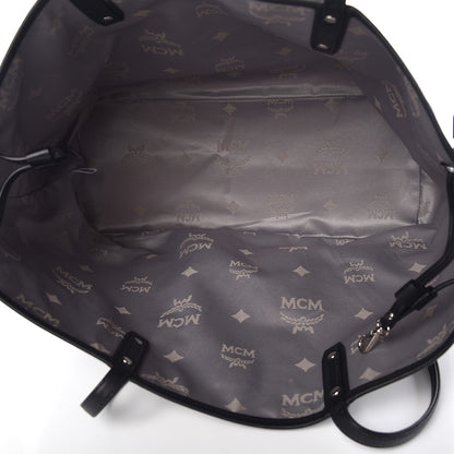 MCM Snake Embossed Medium Shopper Grey 5 of 8