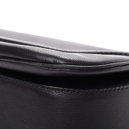 Gucci Calfskin Large New Bamboo Top Handle Bag Black 14 of 16