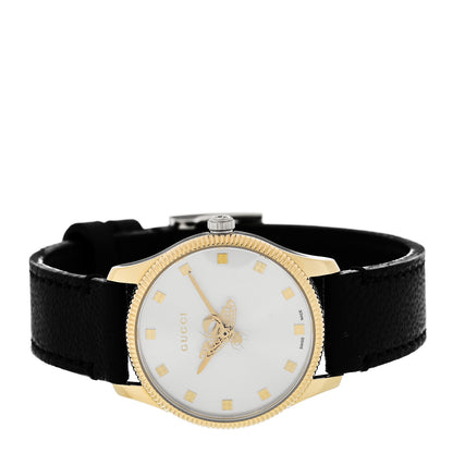 Gucci Stainless Steel Calfskin 29mm G-Timeless Bee Quartz Watch 2 of 5