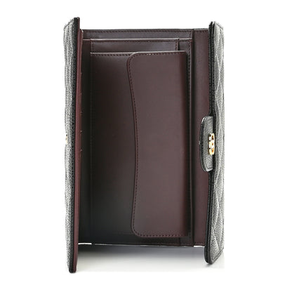 Chanel Caviar Quilted Large Flap Wallet Black 5 of 11