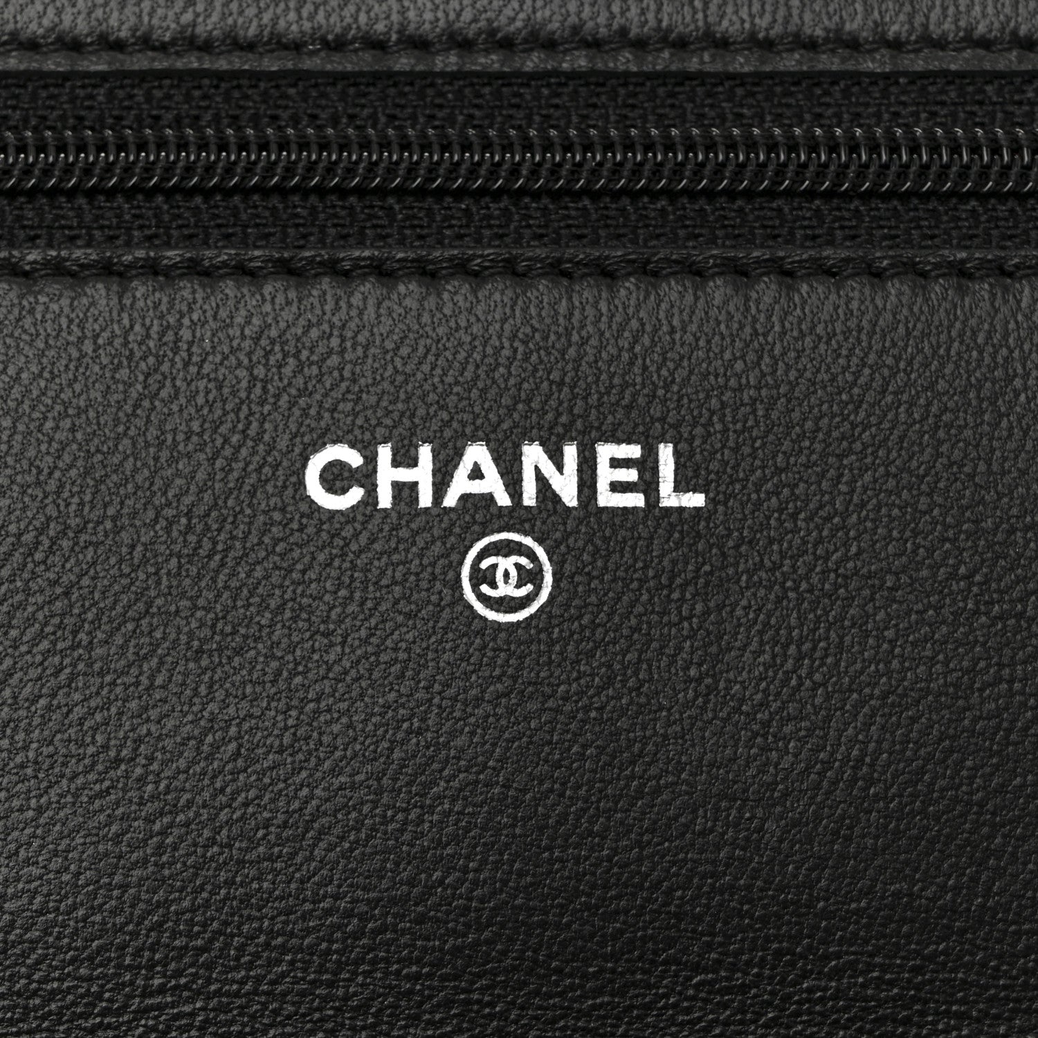 Chanel Lambskin Camellia Embossed Wallet on Chain WOC 6 of 15