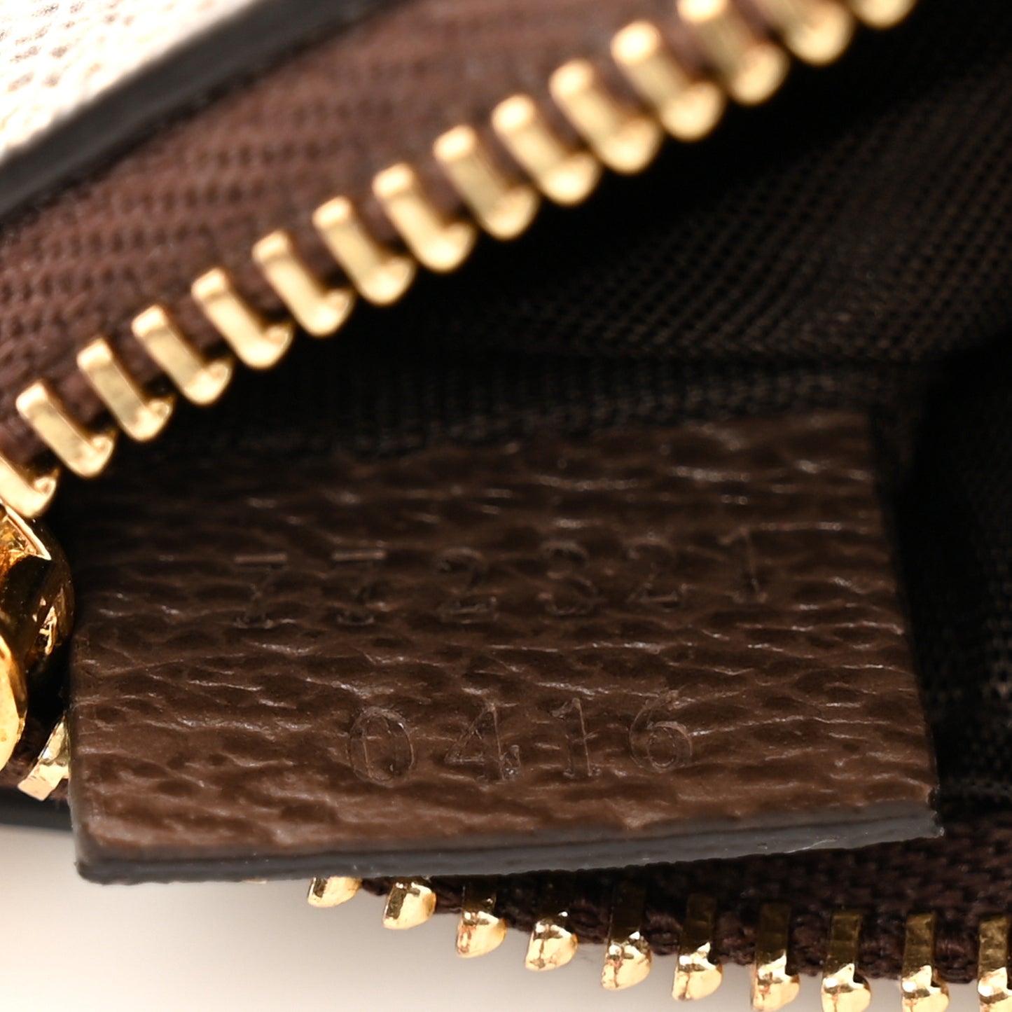 GG Supreme Monogram Selleria Key Case Beige Ebony Cocoa