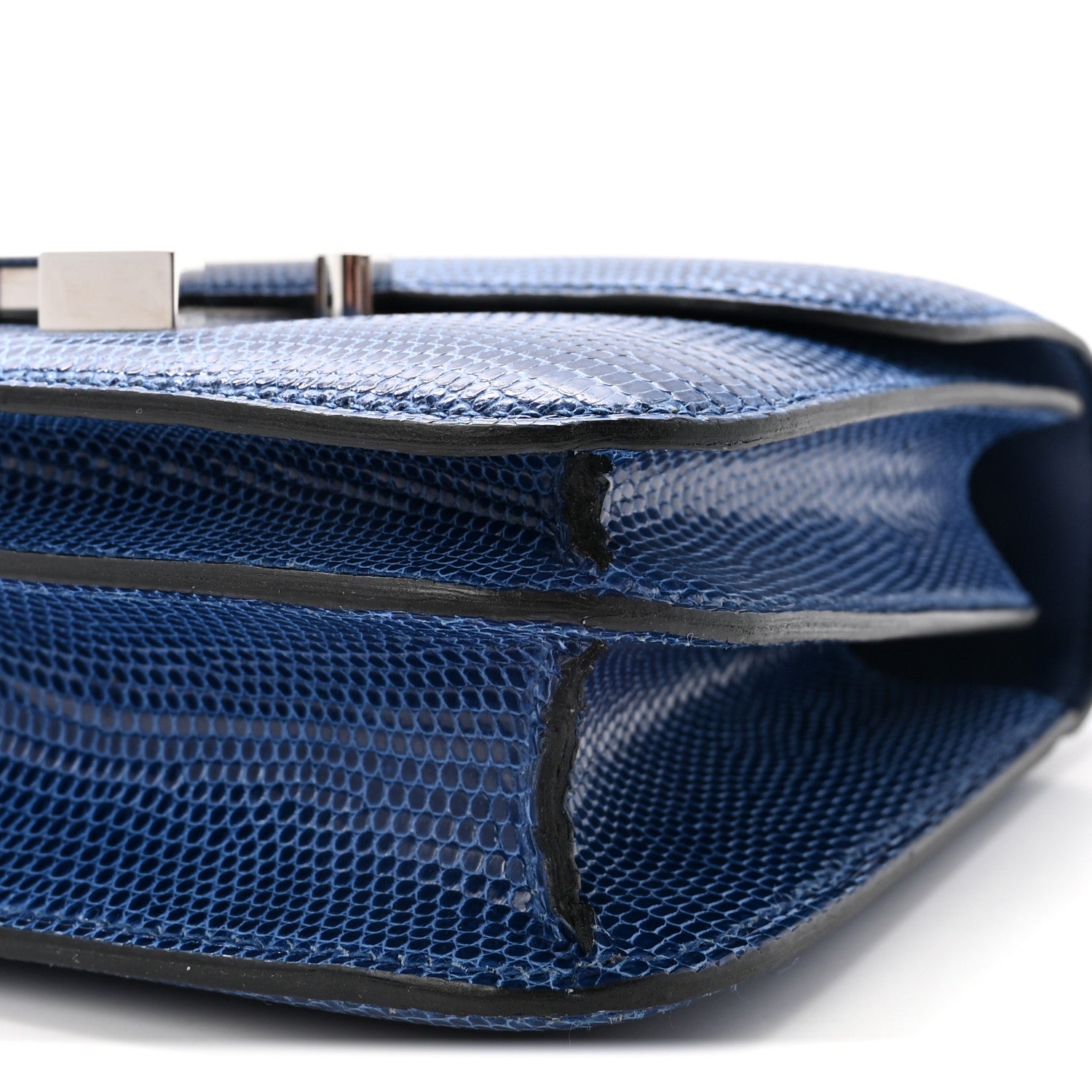 Hermes Lizard Constance 18 Bleu Saphir 9 of 9