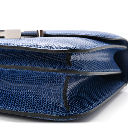 Hermes Lizard Constance 18 Bleu Saphir 9 of 9