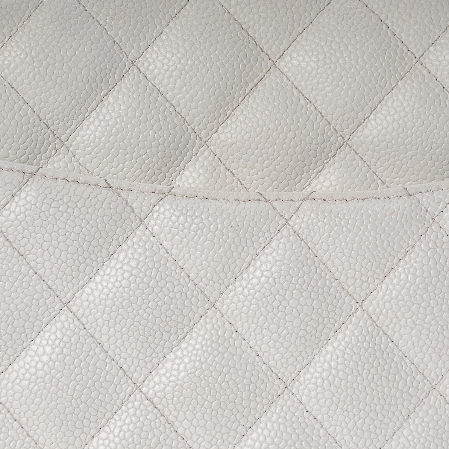Chanel Caviar Quilted Jumbo Single Flap White 19 of 19