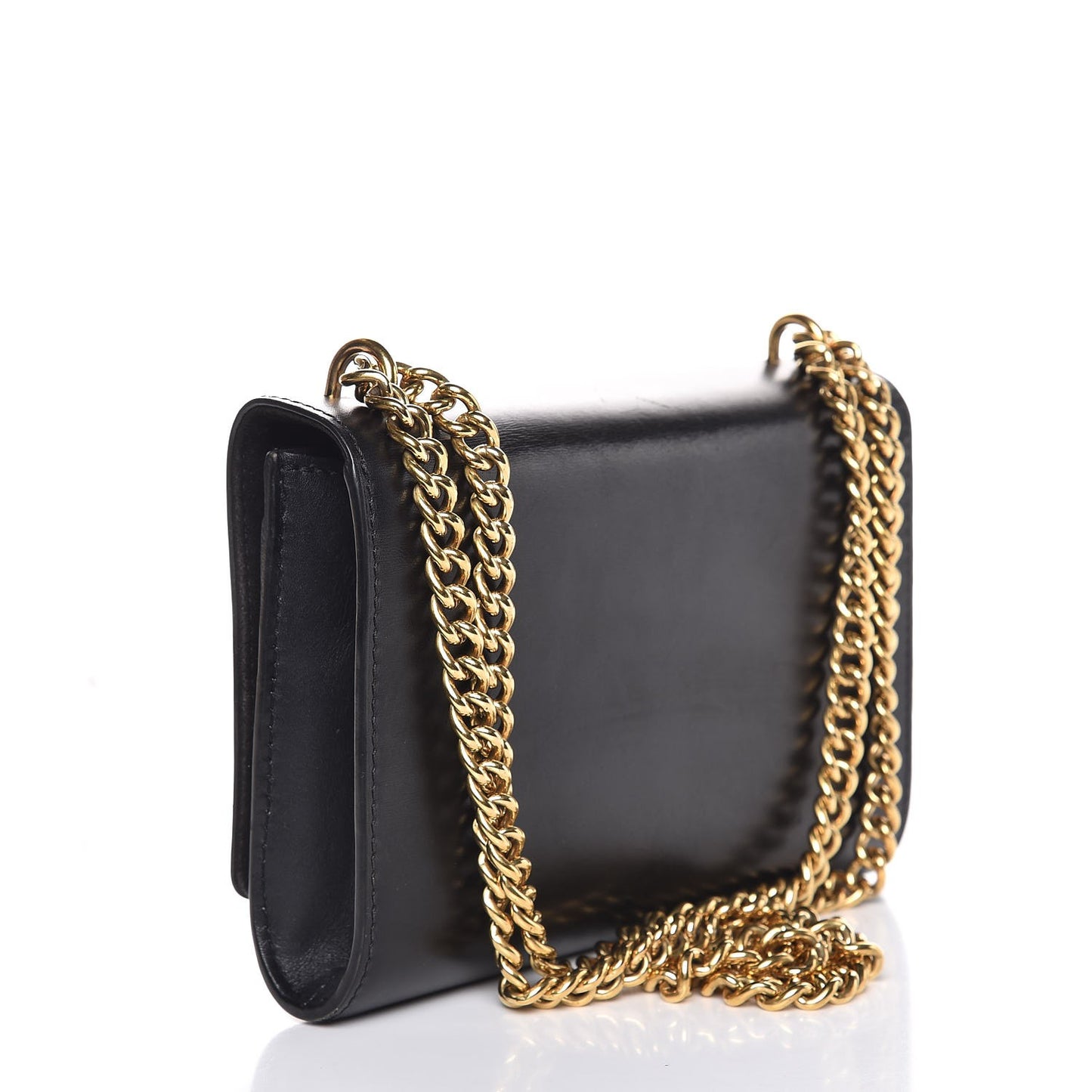 Calfskin Chain Louise MM Black