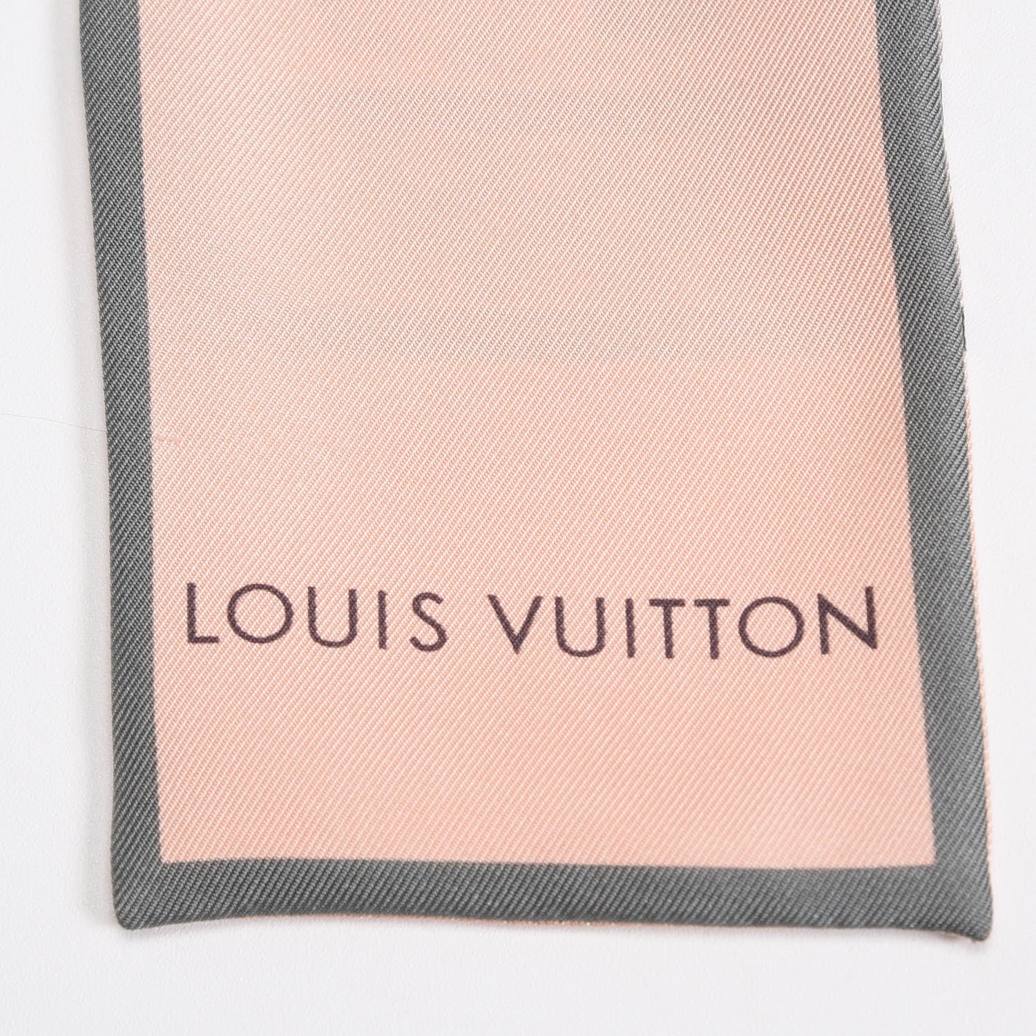 Louis Vuitton Silk Monogram Trunks Bandeau Rose Poudre 5 of 5