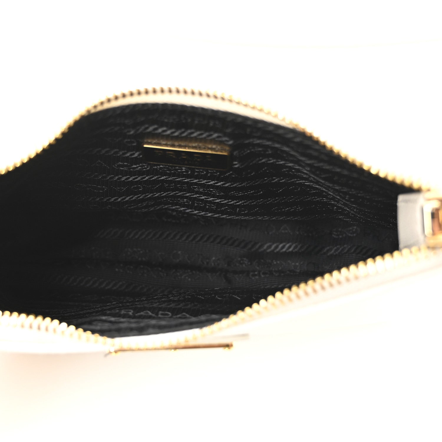 Prada Saffiano Lux Mini Re-Edition Shoulder Bag White 5 of 10