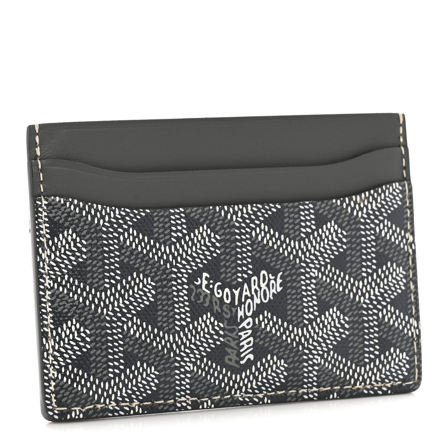 Goyardine Saint Sulpice Card Holder Grey