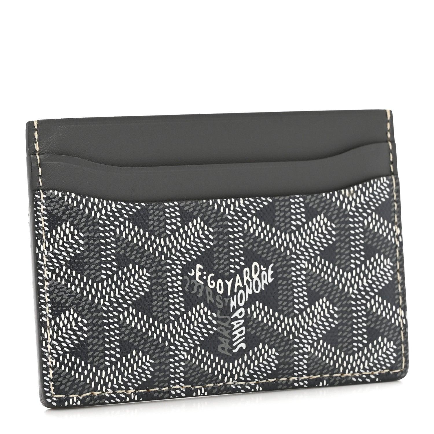 Goyard Goyardine Saint Sulpice Card Holder Grey 3 of 7