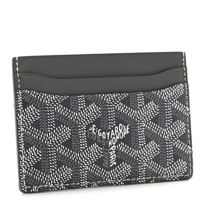 Goyard Goyardine Saint Sulpice Card Holder Grey 3 of 7