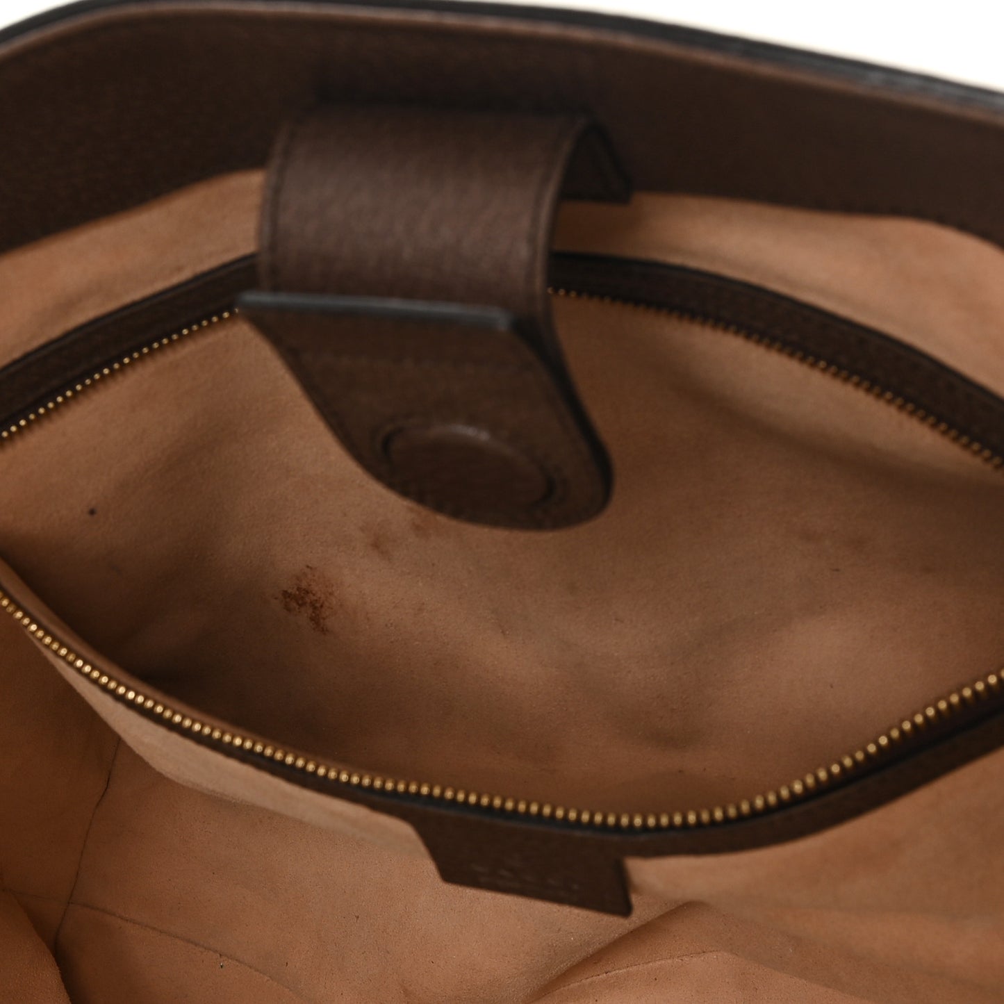 GG Supreme Monogram Medium Ophidia Shopping Tote  Brown